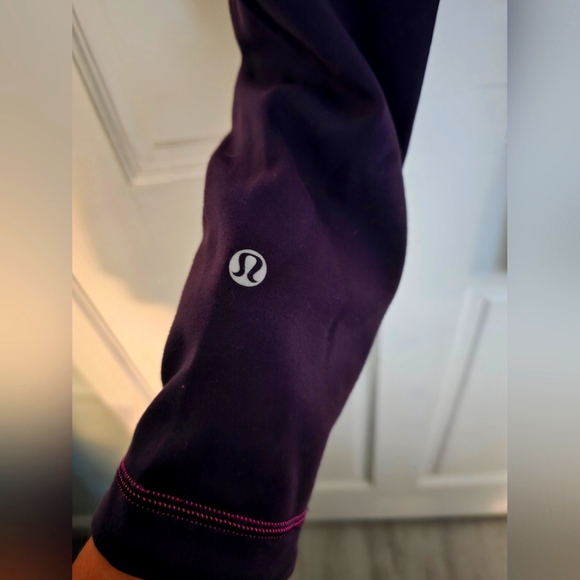 LULULEMON REVERSIBLE WOMEN'S WUNDER UNDER LEGGINGS PINK/BLACK Sz 4 - Picture 8 of 12